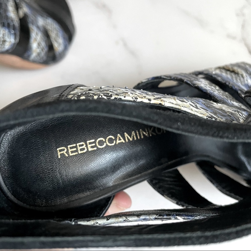 Rebecca Minkoff Reed Lace Up Stiletto Booties - Picture 7 of 10